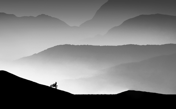 Photograph Artin Darvishi Cyclist on One Eyeland